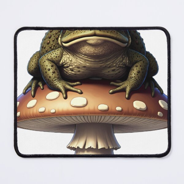 Item preview, Gothic Common Toad Crimson Amanita Witch's Toadstool designed and sold by IllumeInk.