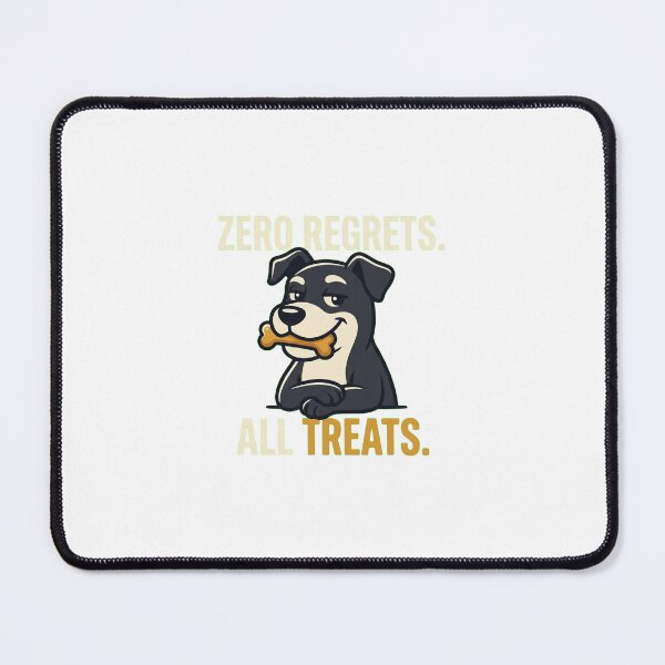 Item preview, Zero Regrets All Treats Funny Dog T-Shirt | Dog Lover Shirt | Dog Owner Gift designed and sold by VIBECANVASSHOP .