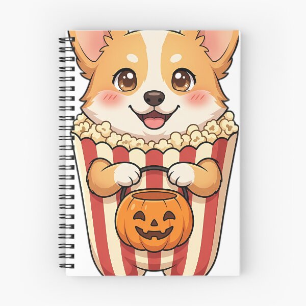 Item preview, Cute Corgi Puppy Popcorn Box Candy Costume Trick-or-Treat designed and sold by pumsquare.