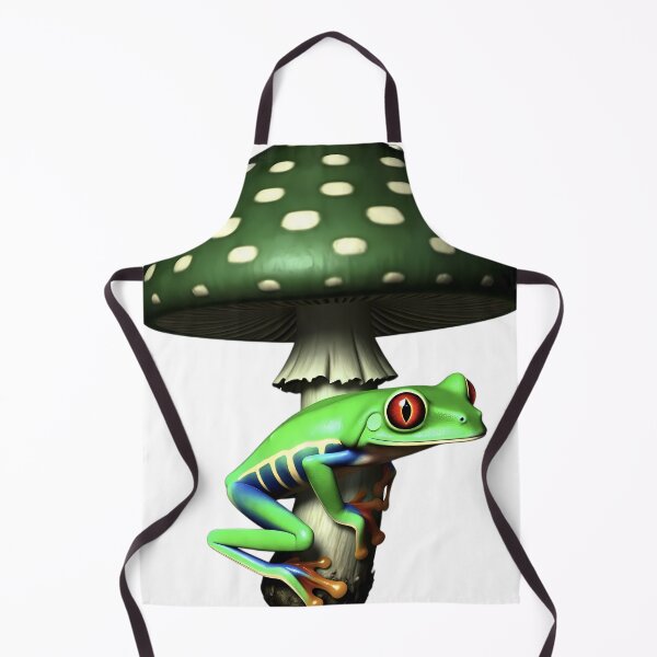 Item preview, Gothic Red-Eyed Tree Frog Jade Toadstool designed and sold by IllumeInk.