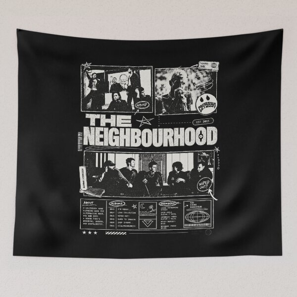 Item preview, The Neighbourhood Wourld Tour 2026 Band Graphic designed and sold by Suzyshackfelt.