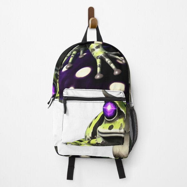 Item preview, Gothic Horned Frog Amethyst Toadstool designed and sold by IllumeInk.