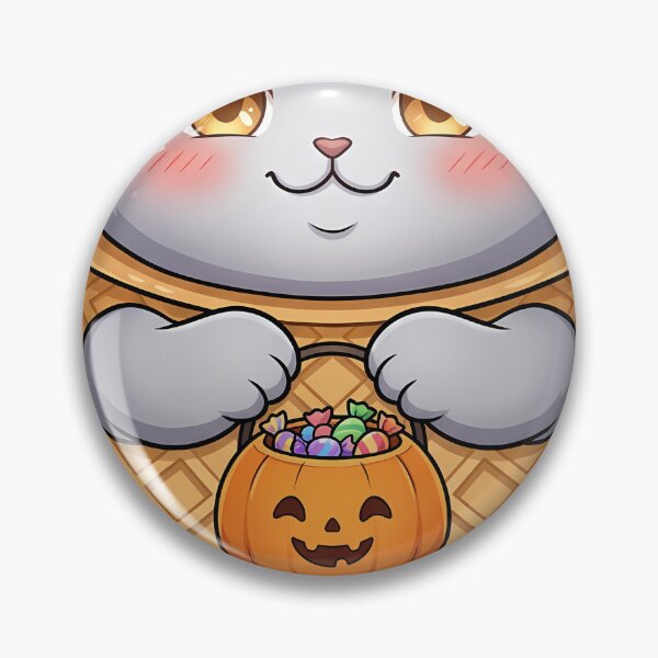 Item preview, Cute Scottish Fold Kitten Waffle Cone Candy Costume Trick-or-Treat designed and sold by pumsquare.
