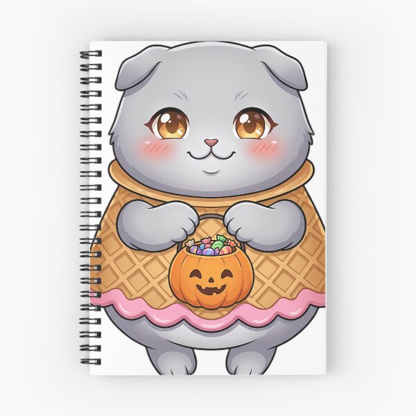Item preview, Cute Scottish Fold Kitten Waffle Cone Candy Costume Trick-or-Treat designed and sold by pumsquare.