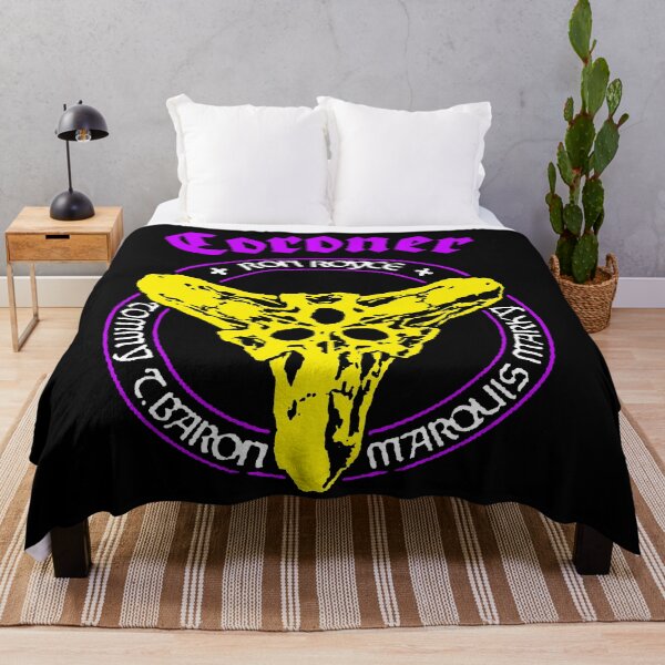 Item preview, Purple Typography Thrash Metal Symbol Yellow designed and sold by ShadeFall.