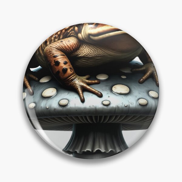 Item preview, Gothic Cane Toad Weathered Pewter Toadstool designed and sold by IllumeInk.
