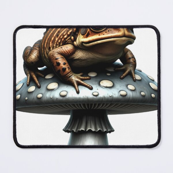 Item preview, Gothic Cane Toad Weathered Pewter Toadstool designed and sold by IllumeInk.