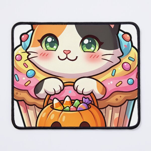 Item preview, Cute Calico Cat Frosted Cupcake Candy Costume Trick-or-Treat designed and sold by pumsquare.