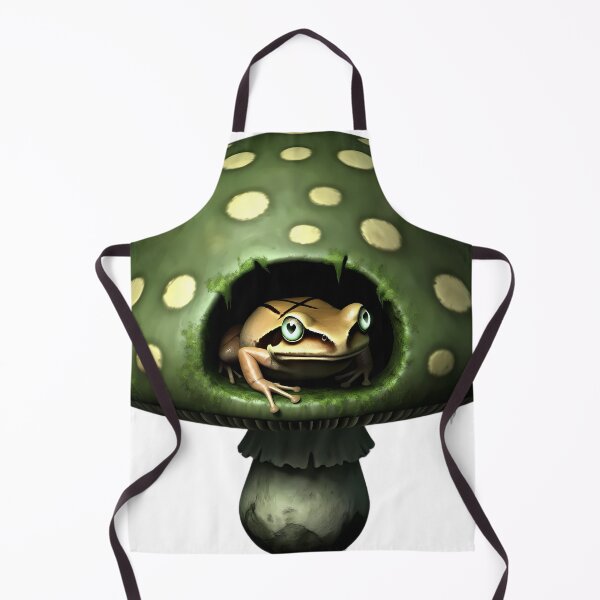 Item preview, Gothic Spring Peeper Mossy Stone Toadstool designed and sold by IllumeInk.