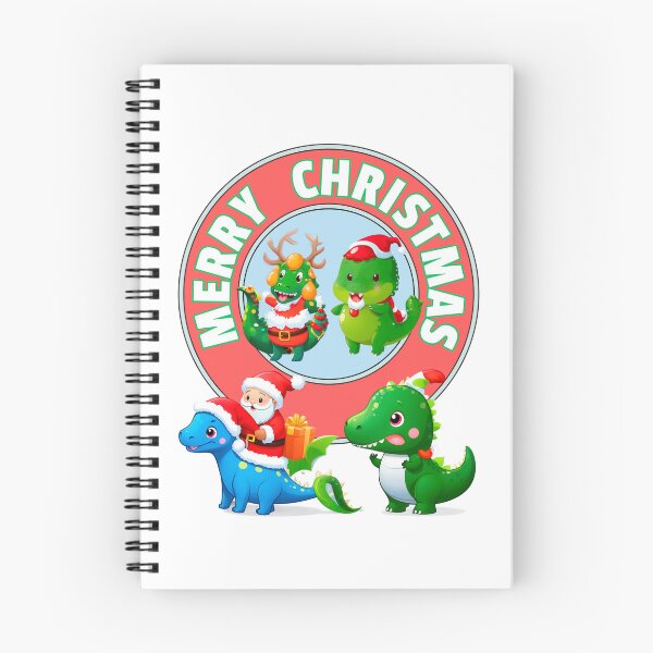 Item preview, Happy Christmas Santa, Dinosaurs designed and sold by RoseAIArtRhythm.