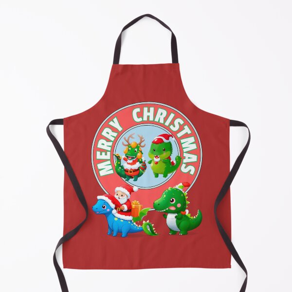 Item preview, Happy Christmas Santa, Dinosaurs designed and sold by RoseAIArtRhythm.
