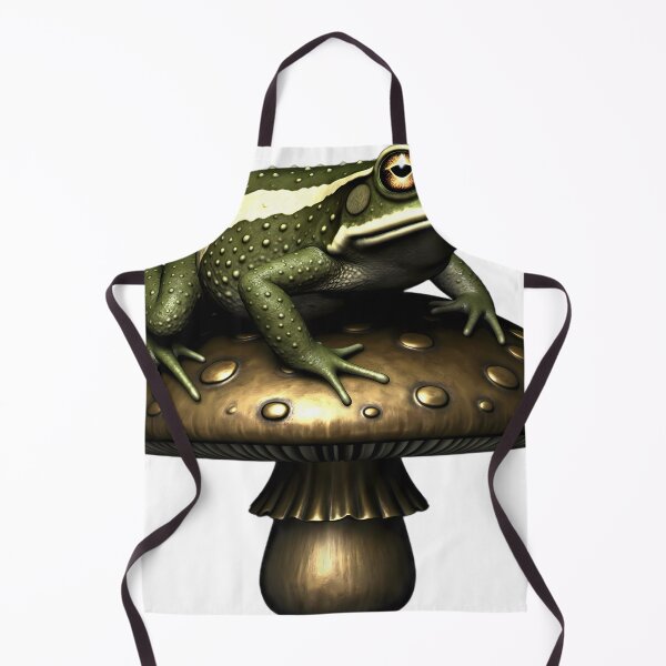 Item preview, Gothic Natterjack Toad Bronze Toadstool designed and sold by IllumeInk.
