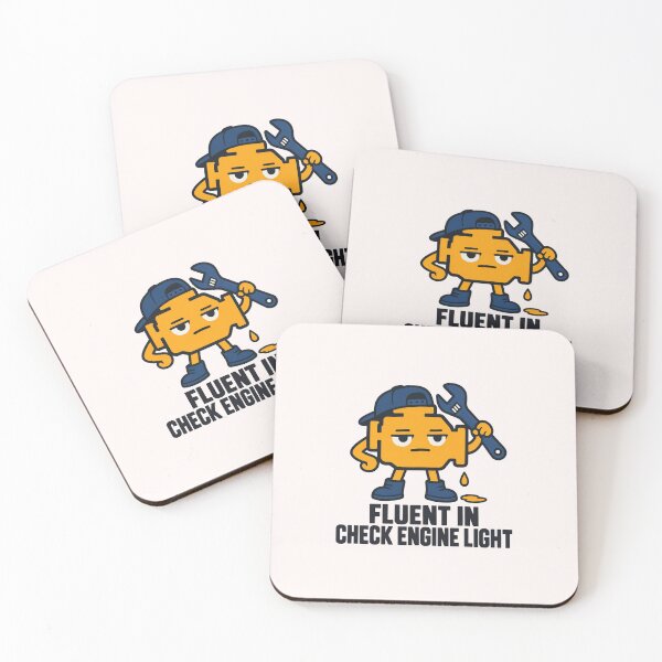 Item preview, Fluent In Check Engine Light – Funny Mechanic Auto Technician Car Repair Illustration designed and sold by Fanverse Merchandise.