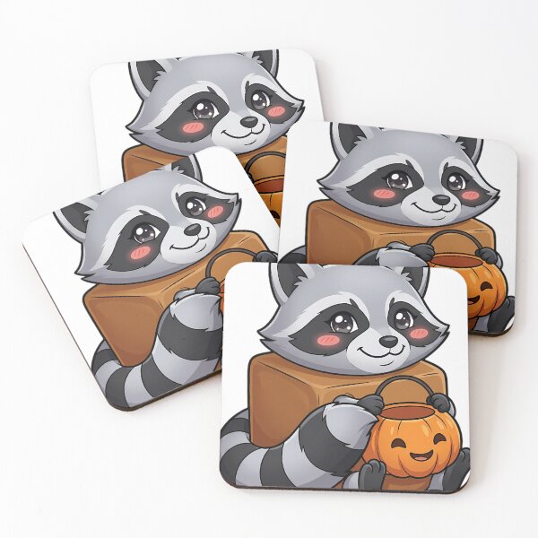 Item preview, Cute Raccoon Caramel Chew Candy Costume Trick-or-Treat designed and sold by pumsquare.