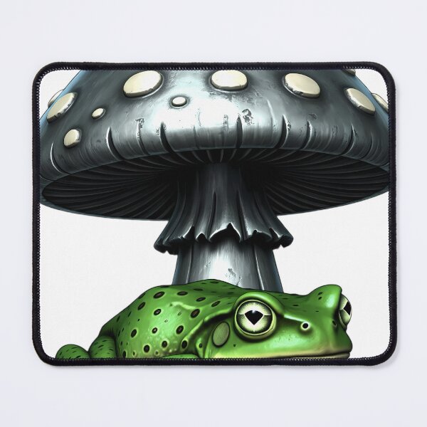 Item preview, Gothic Green Toad Weathered Pewter Toadstool designed and sold by IllumeInk.