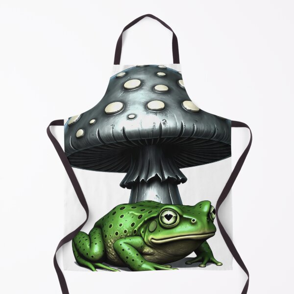 Item preview, Gothic Green Toad Weathered Pewter Toadstool designed and sold by IllumeInk.