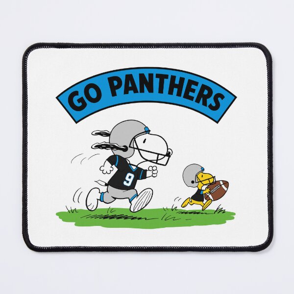 Item preview, Snoopy & Woodstock Carolina Panthers Football Retro F585 designed and sold by GLUVY-THEME.