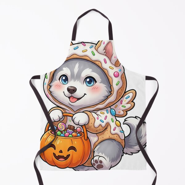 Item preview, Cute Siberian Husky Puppy Sugar Cookie Candy Costume Trick-or-Treat designed and sold by pumsquare.