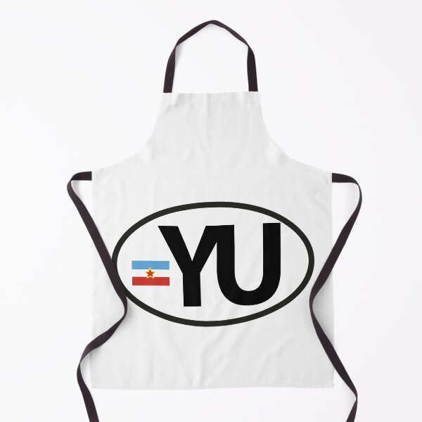 Item preview, YU Balkan Car Sticker Yugoslavia Flag Retro Design designed and sold by TipTop GFX.