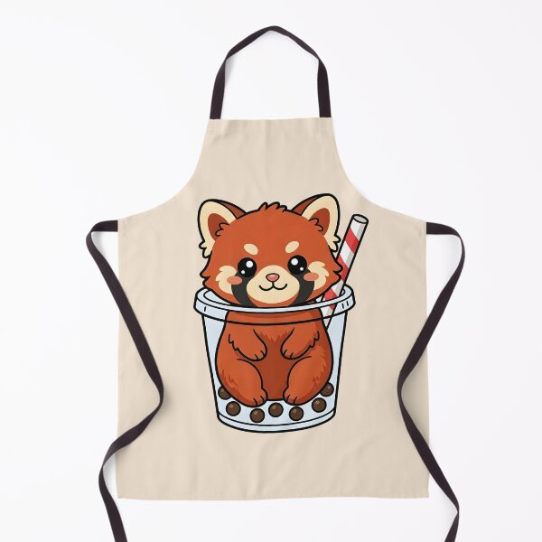 Item preview, Red Panda Bubble Tea Sticker Cute Boba Animal Gift designed and sold by Rocklights.