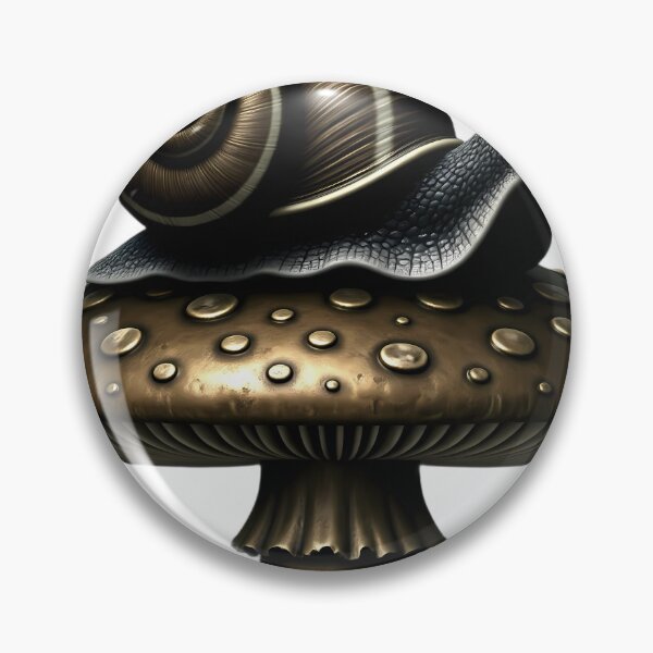 Item preview, Gothic Garden Snail Bronze Toadstool designed and sold by IllumeInk.