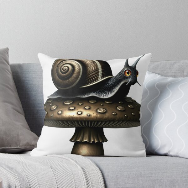 Item preview, Gothic Garden Snail Bronze Toadstool designed and sold by IllumeInk.