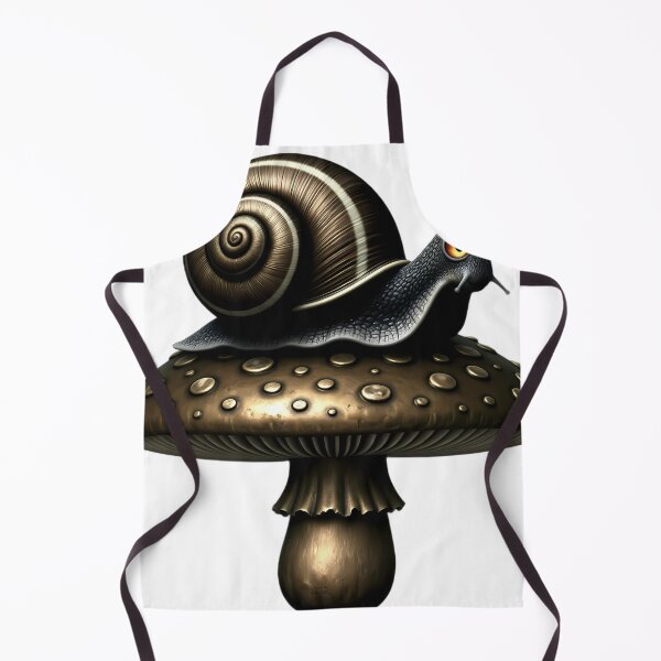 Item preview, Gothic Garden Snail Bronze Toadstool designed and sold by IllumeInk.