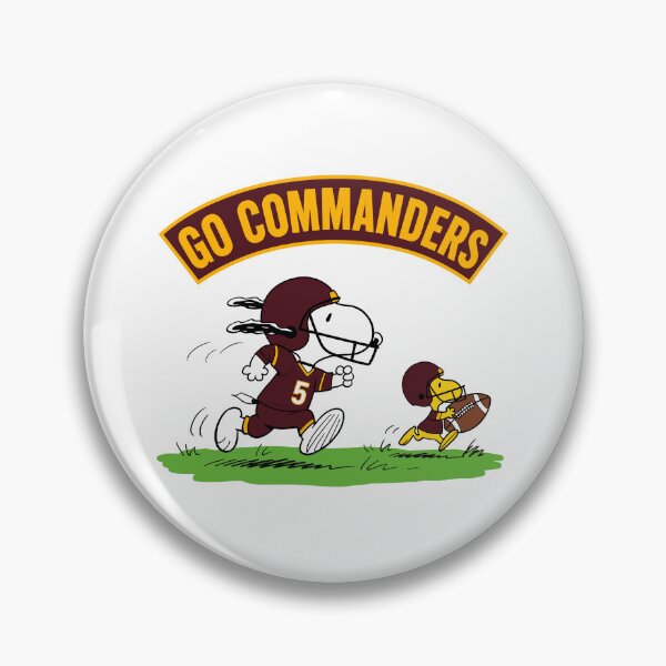 Item preview, Snoopy & Woodstock Washington Commanders Football Retro F586 designed and sold by GLUVY-THEME.