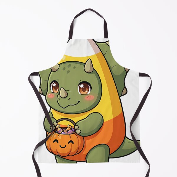 Item preview, Cute Chibi Triceratops Candy Corn Costume Trick-or-Treat designed and sold by pumsquare.