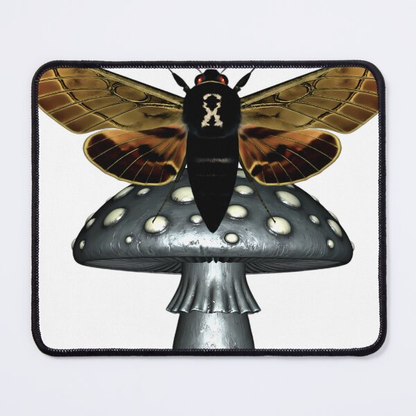 Item preview, Gothic Hawkmoth Carved Toadstool Relic designed and sold by IllumeInk.