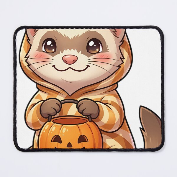 Item preview, Cute Sable Ferret Butterscotch Swirl Candy Costume Trick-or-Treat designed and sold by pumsquare.