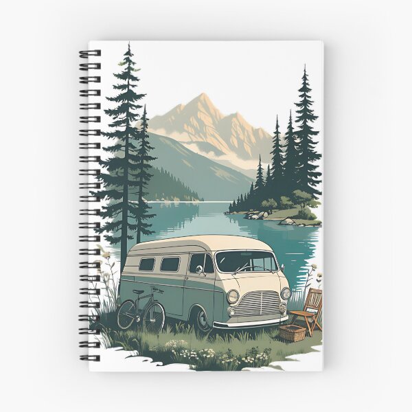Item preview, Vintage Camper by the Lake designed and sold by Neural-canvas.