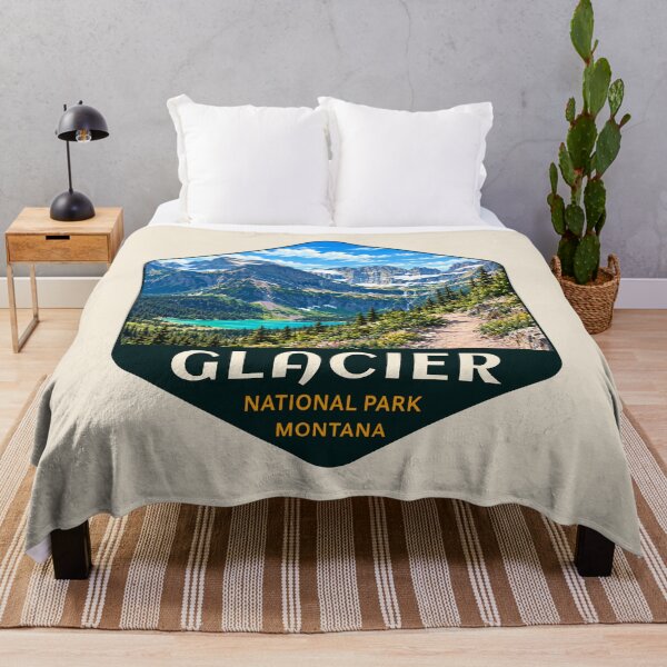 Item preview, Glacier National Park Sticker designed and sold by Gideon Emmerich.
