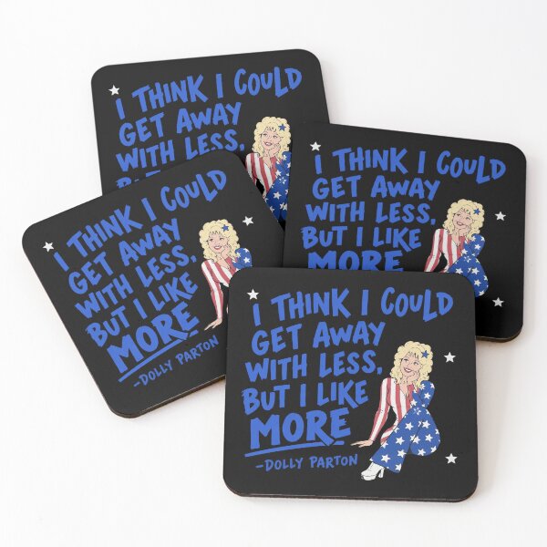 Item preview, Dolly Parton Quote Blue designed and sold by AnnabHickman.