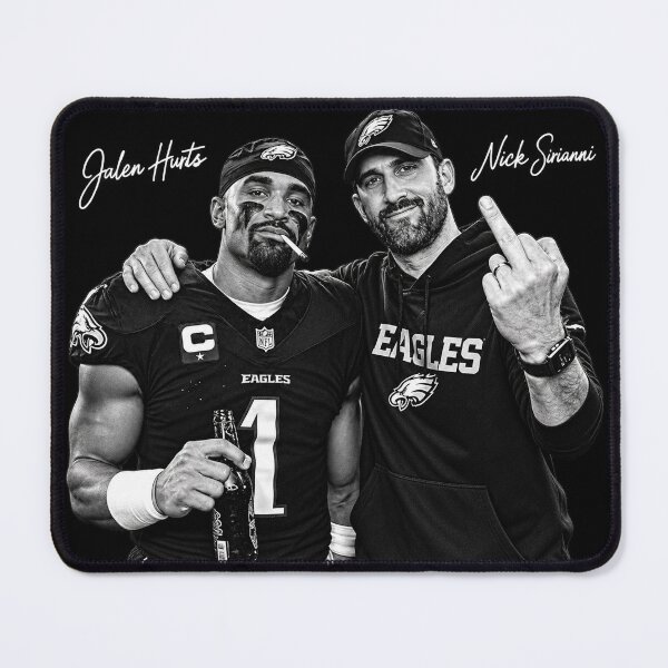 Item preview, Jalen Hurts Nick Sirianni Philadelphia Football Fan designed and sold by Lalanian-Shop.
