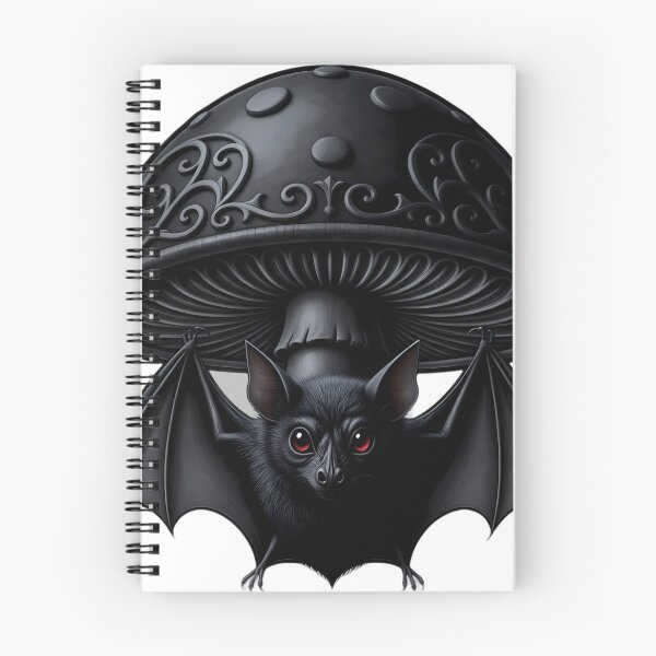 Item preview, Gothic Fruit Bat Cocoon Toadstool designed and sold by IllumeInk.