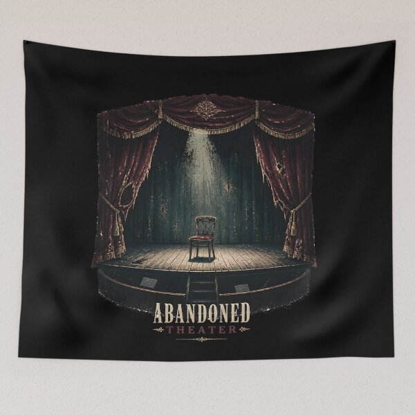 Item preview, Abandoned Theater – Empty Stage designed and sold by BernoNickel.