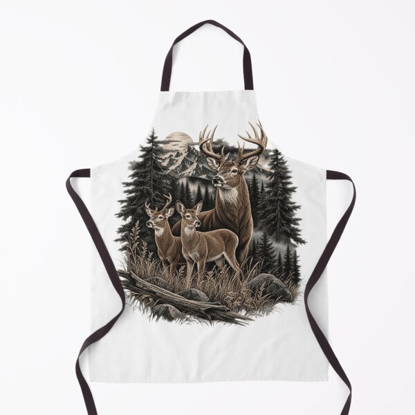 Item preview,  Deer Family Forest Hunter Outdoorsman designed and sold by drawwiika+44.