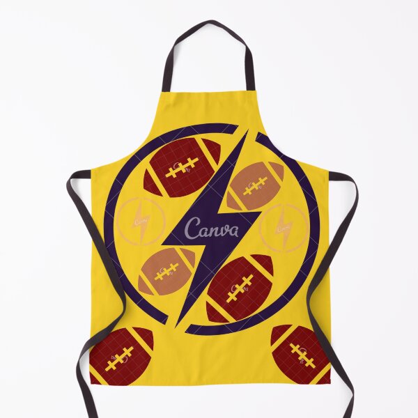 Item preview, Yellow Football Lighting Bolt Pattern Design designed and sold by ngalalem.