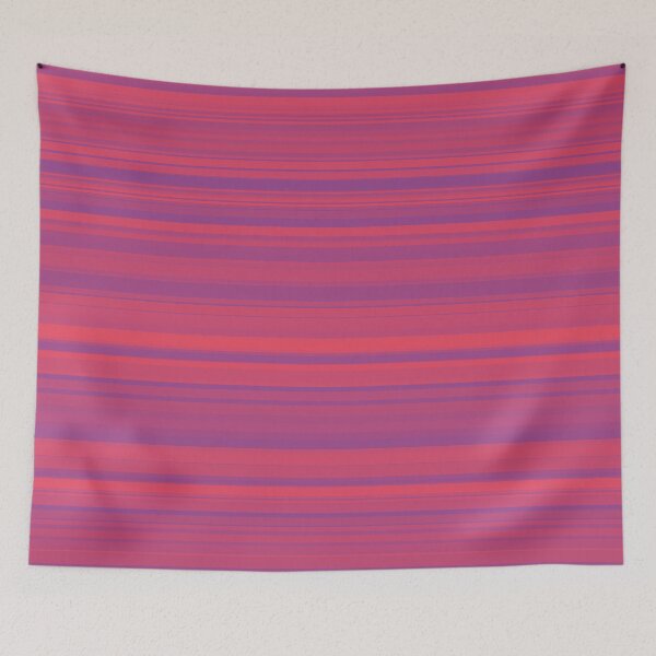 Item preview, Striped Pattern Red Purple designed and sold by ArtbyDebbieC.