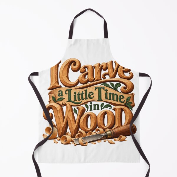 Item preview, Carve a Little Time in Wood Artisan Lettering designed and sold by Bikivuno.