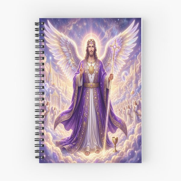 Item preview, Photorealistic Depiction of Archangel Zadkiel in Heaven designed and sold by Solomon-Ent-144.