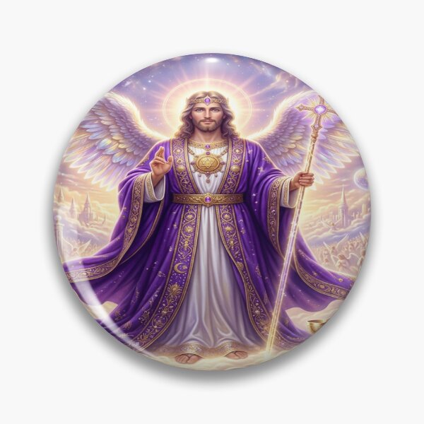 Item preview, Photorealistic Depiction of Archangel Zadkiel in Heaven designed and sold by Solomon-Ent-144.