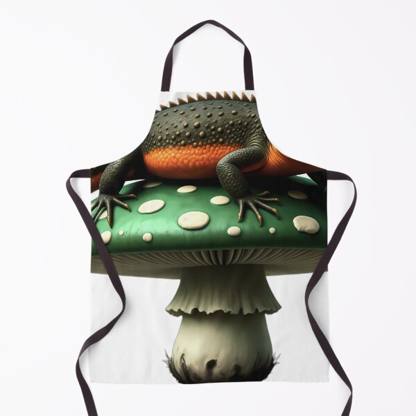 Item preview, Gothic Crested Newt Jade Toadstool designed and sold by IllumeInk.