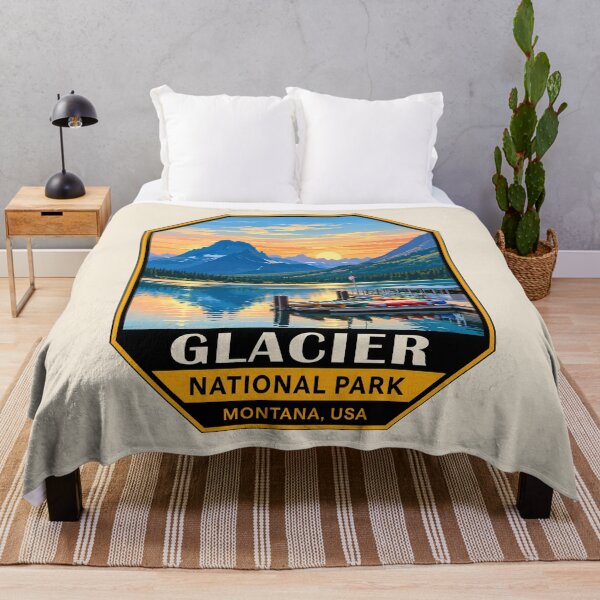 Item preview, Glacier National Park Sticker designed and sold by Gideon Emmerich.