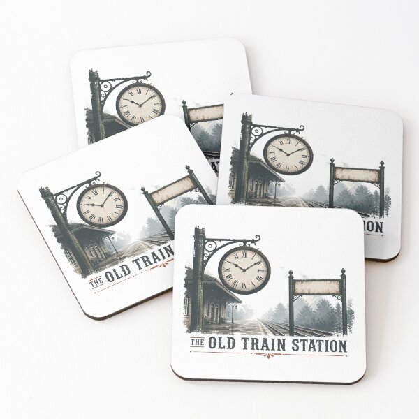 Item preview, The Old Train Station – Platform at Night designed and sold by BernoNickel.