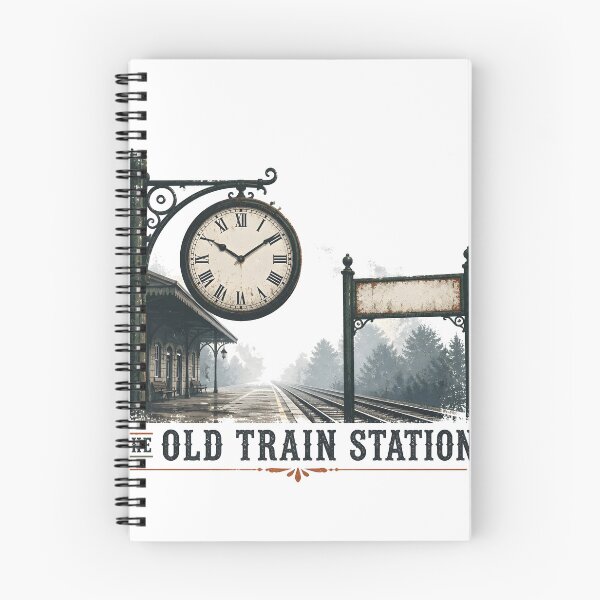 Item preview, The Old Train Station – Platform at Night designed and sold by BernoNickel.