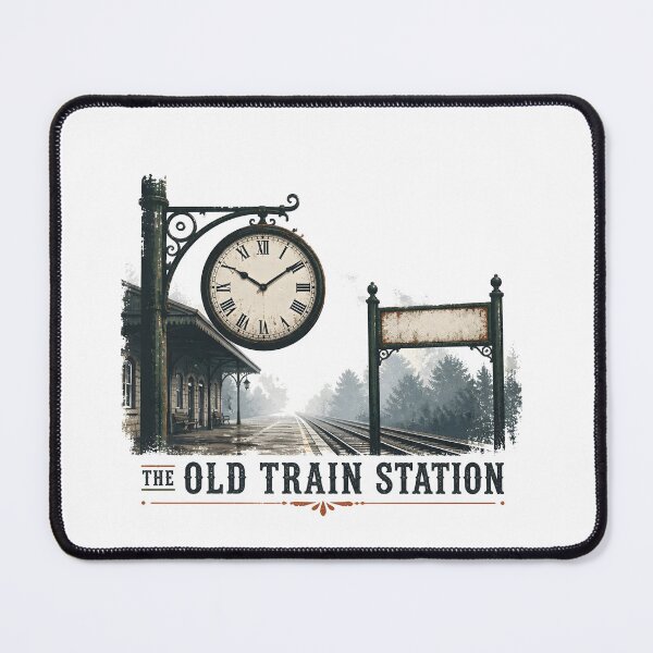 Item preview, The Old Train Station – Platform at Night designed and sold by BernoNickel.