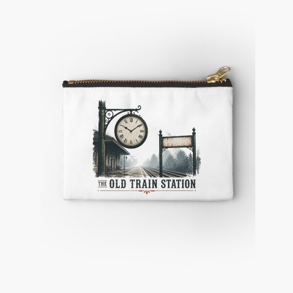 Item preview, The Old Train Station – Platform at Night designed and sold by BernoNickel.