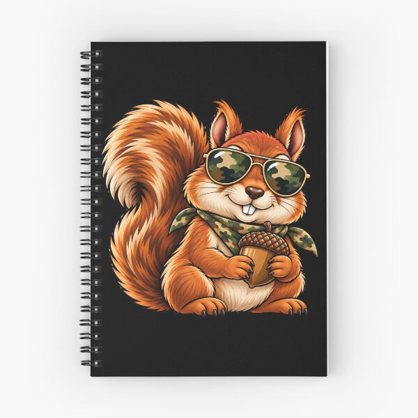 Item preview, Squirrel With Camo Sunglasses Acorn Woodland Animal designed and sold by drawwiika+44.